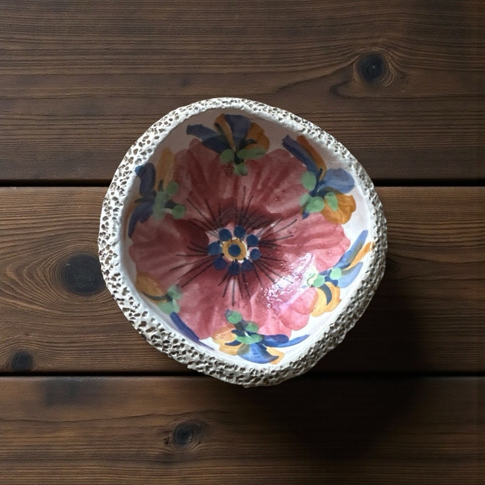 Hand-Painted Small Decorative Bowl or Trinket Dish